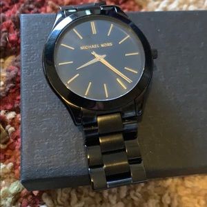 Black Michael Kors women’s watch
